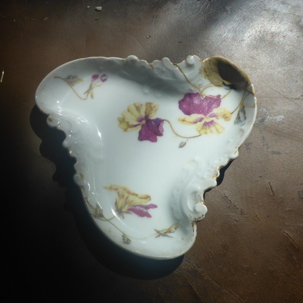 Vintage Ceramic Art Deco Style Ashtray Made in France